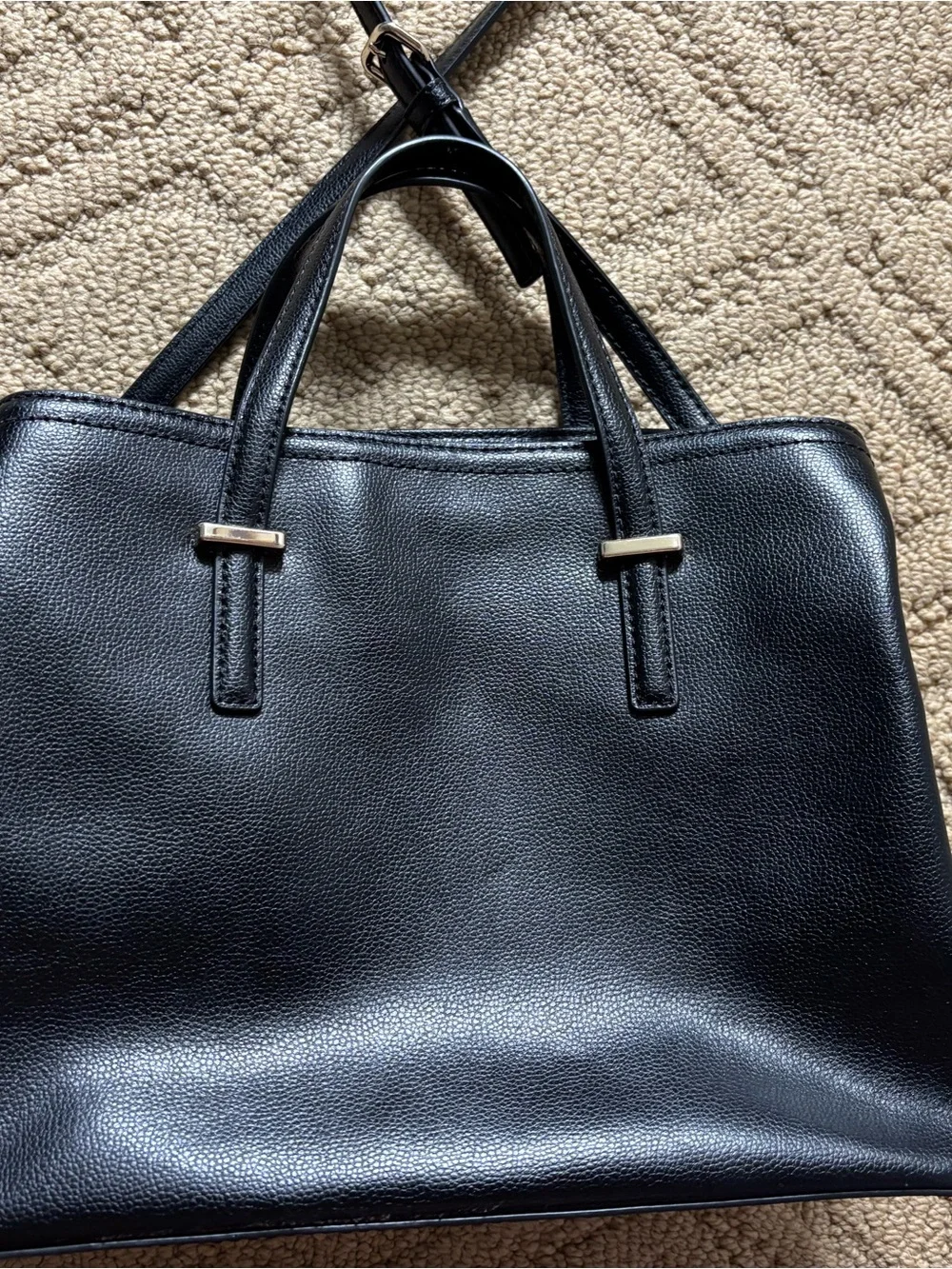 kate spade structured pebbled